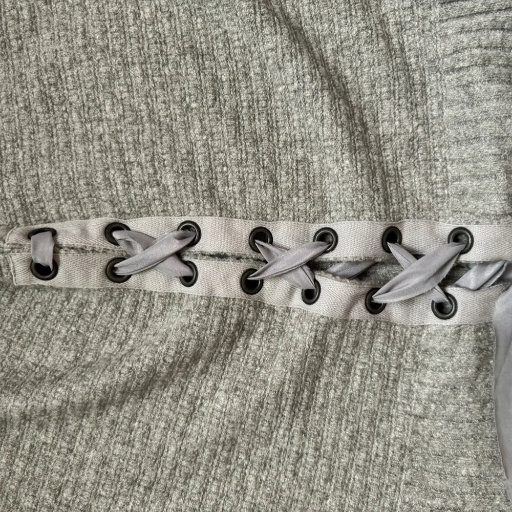 Free People Sweaters | Free People S/P Side Ribbon Sweater V Neck - Picture 4 of 5